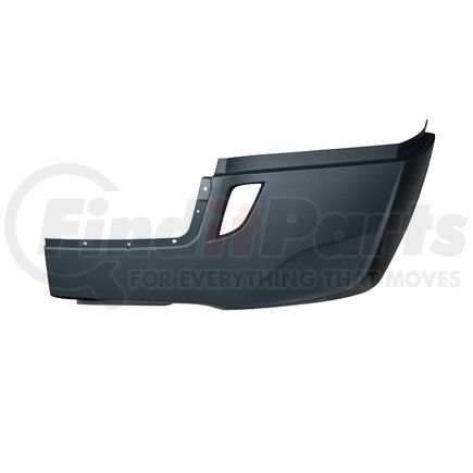 42460 by UNITED PACIFIC - Bumper Cover - Without Deflector Holes, Driver Side, for 2018-2020 FL Cascadia without Fog Lamp Hole