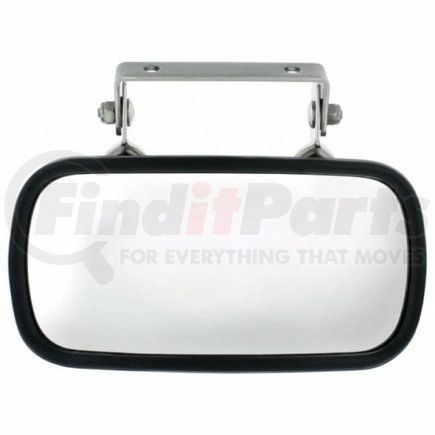 43001 by UNITED PACIFIC - Door Blind Spot Mirror - Rectangular, Convex, Stainless