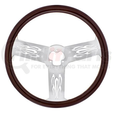 88105 by UNITED PACIFIC - Steering Wheel - 18", Wood, Firestorm