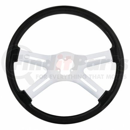 88237 by UNITED PACIFIC - Steering Wheel - 18" Carbon Black Steering Wheel