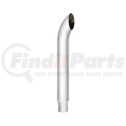 C3-65-048 by UNITED PACIFIC - Exhaust Stack Pipe - 6", Curved, Reduce To 5" O.D. Bottom, 48" L