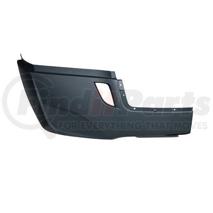 42461 by UNITED PACIFIC - Bumper Cover - RH, without Deflector Hole, for 2018-2020 FL Cascadias, without Fog Lamp Hole, for 2018-2020 FL Cascadia