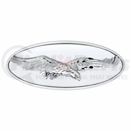 10964 by UNITED PACIFIC - Emblem - Chrome, Oval, 3D Eagle