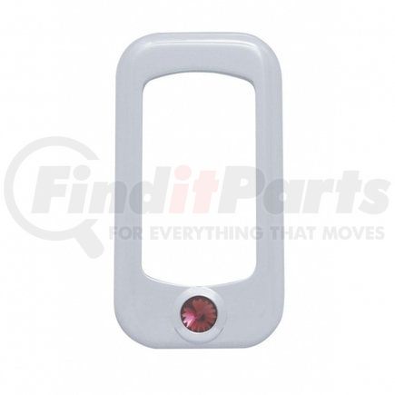 41145 by UNITED PACIFIC - Rocker Switch Face Plate - Rocker Switch Trim, with Purple Diamond