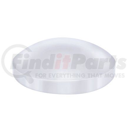 10201 by UNITED PACIFIC - Axle Hub Cap - Rear, 7.5", Chrome, Dome Style