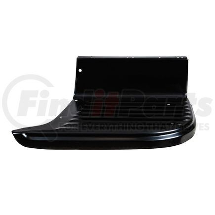 170552 by UNITED PACIFIC - Bedside Step - Passenger Side, Steel, Ribbed Style, Black Painted, for 1955-1959 Chevy & GMC Shortbed Truck