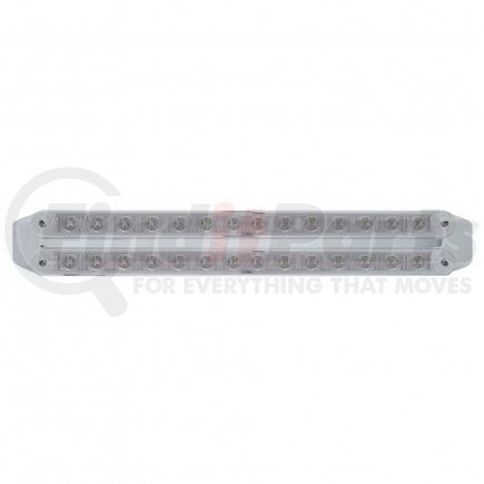 37668 by UNITED PACIFIC - Brake/Tail/Turn Signal Light - Dual 14 LED 12", Bars, Red LED/Clear Lens