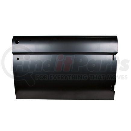 110372 by UNITED PACIFIC - Door Shell - Black EDP, Die Stamped, Passenger Side, 20 Gauge Sheet Metal, for 1968-1977 Ford Bronco