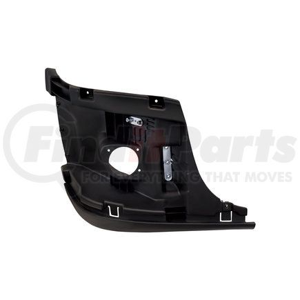 20896 by UNITED PACIFIC - Bumper End Reinforcement - RH, with Fog Light Hole, for 2008-2017 Freightliner Cascadia