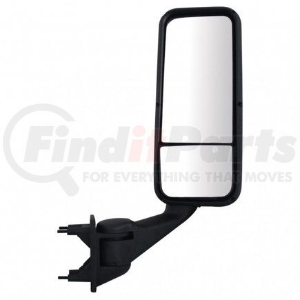 42776 by UNITED PACIFIC - Door Mirror - RH, Black Heated Mirror Assembly, for Peterbilt 387/587 & Kenworth T2000/T700