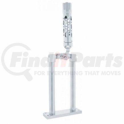 45980 by UNITED PACIFIC - Air Horn Control Valve Lever - Air Horn Lever Set, 11", Chrome, with "Austin" Grip