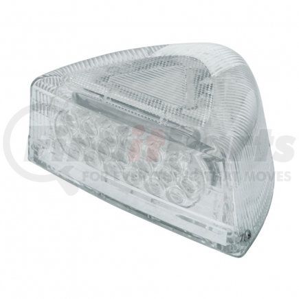 38549 by UNITED PACIFIC - Turn Signal Light - 37 LED, Amber LED/Clear Lens, for Peterbilt