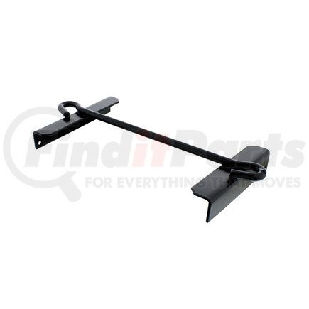 110472 by UNITED PACIFIC - Battery Hold Down Bracket - Die-Stamped Steel, Black, for 1958-1966 Chevy & GMC Truck