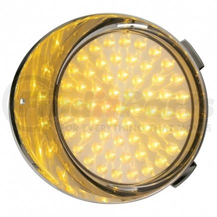 39640 by UNITED PACIFIC - Daytime Running Light - LH, 61 LED, Amber LED/Clear Lens, for Freightliner