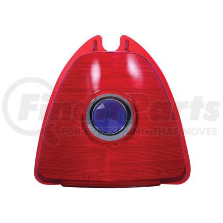 C4006-1 by UNITED PACIFIC - Tail Light Lens - Plastic, Upper, with Blue Dot, for 1953 Chevy Passenger Cars