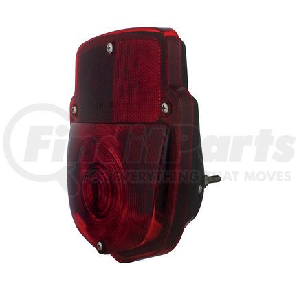 A5011L by UNITED PACIFIC - Tail Light Assembly - Driver Side, with Black Housing, for 1953-1956 Ford Truck