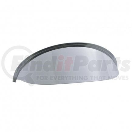 10533 by UNITED PACIFIC - Headlight Visor - 5-3/4", Round, Stainless Steel