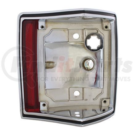 110161 by UNITED PACIFIC - Tail Light Housing - Chrome, for 1970-1972 El Camino and Station Wagon