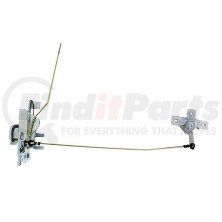 110247 by UNITED PACIFIC - Door Latch Assembly - with Remote Control Rods, for 1967-1971 Chevy/GMC Truck