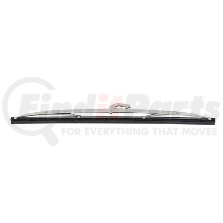 110424 by UNITED PACIFIC - Windshield Wiper Blade - 13", Bayonet Type, Polished, Stainless Steel