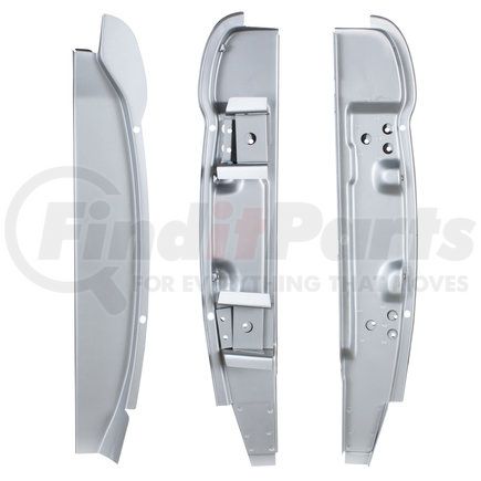 110509 by UNITED PACIFIC - Body A-Pillar Hinge Pocket - A-Pillar Hinge Jamb Post, for 1968-1977 Ford Bronco