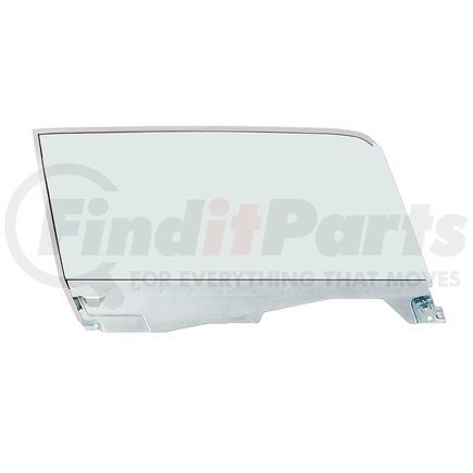 110610 by UNITED PACIFIC - Door Glass Assembly - Tinted, for 1964.5-1966 Ford Mustang Coupe