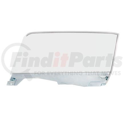 110605 by UNITED PACIFIC - Door Glass - Assembly, Untinted, for 1964.5-1966 Ford Mustang Convertible