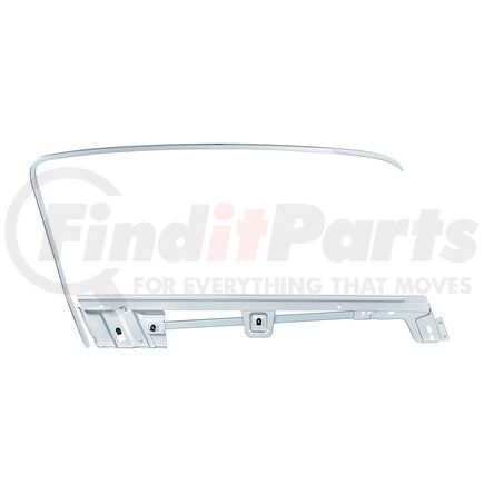 110636 by UNITED PACIFIC - Door Glass Frame Kit - for 1967-1968 Ford Mustang Fastback