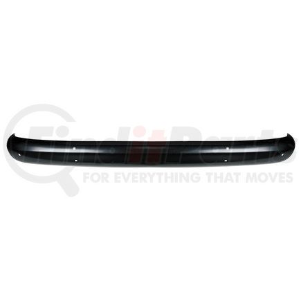 110728 by UNITED PACIFIC - Bumper - Black, Powder Coated, Front, for 1955-1959 Chevy & GMC Truck