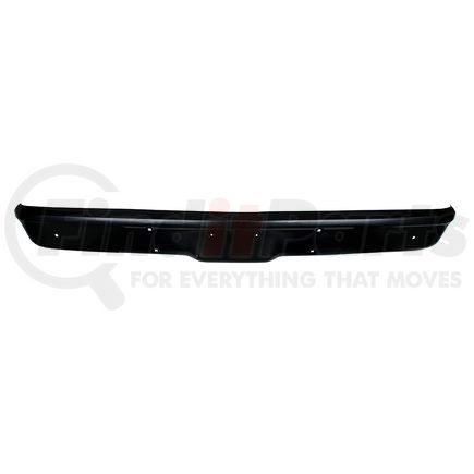 110718 by UNITED PACIFIC - Bumper - Black, EDP Coated, Front, with Square Carriage Bolt Holes, with Pre-Drilled License Plate Mounting Holes, for 1967-1970 Chevrolet Truck & 1967-1968 GMC Truck