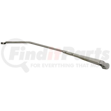 190471 by UNITED PACIFIC - Windshield Wiper Arm - Driver Side, Polished Stainless Steel, for 1947-1953 Chevy Truck