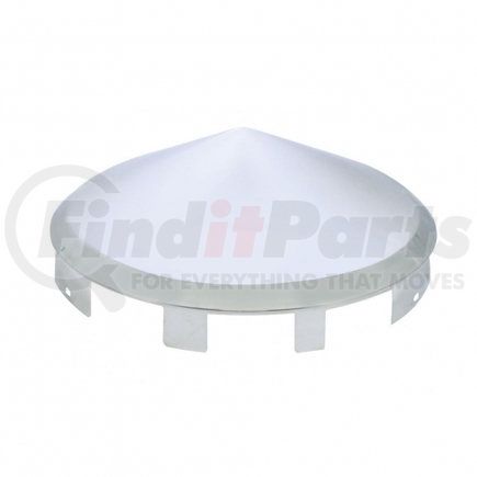 20109 by UNITED PACIFIC - Axle Hub Cap - Front, Universal, Stainless, Pointed, 1" Lip