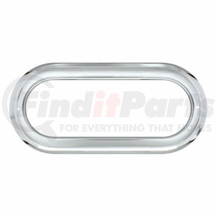 20506 by UNITED PACIFIC - Clearance Light Bezel - Oval, Stainless