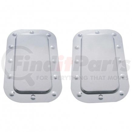 20563 by UNITED PACIFIC - Door Vent Cover - Vent Door Cover and Dimpled Trim Set, for Kenworth