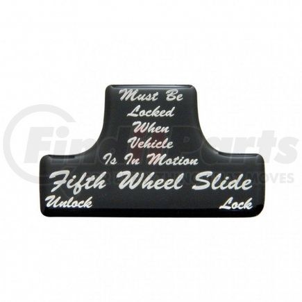21020-1K by UNITED PACIFIC - Dash Switch Label - Switch Guard Sticker Only, "Fifth Wheel", Black