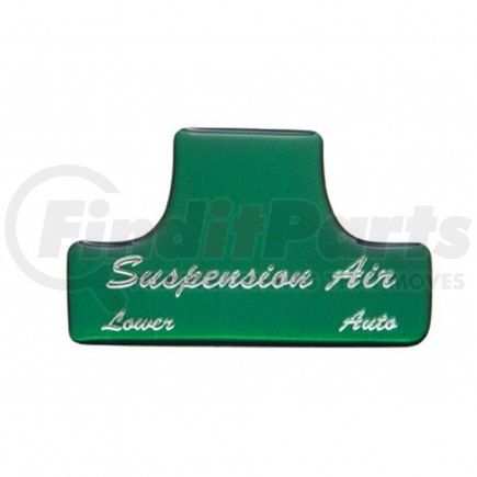21026-1G by UNITED PACIFIC - Dash Switch Label - Switch Guard Sticker Only, "Suspension Air", Green