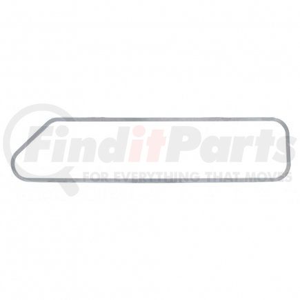 21722B by UNITED PACIFIC - Window Trim - Stainless Steel, Upper Sleeper, Passenger Side, for Kenworth