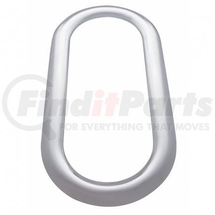 21718-1 by UNITED PACIFIC - Window Trim - Stainless, Oval, for Peterbilt