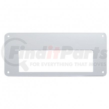 21909 by UNITED PACIFIC - Control Face Plate - Cobra 29 Radio Face Plate, Stainless Steel, for Freightliner