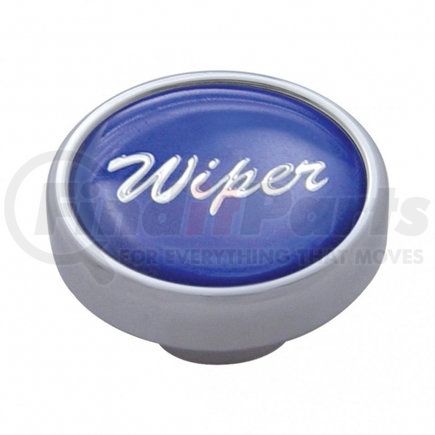 23202 by UNITED PACIFIC - Dash Knob - "Wiper", Blue Glossy Sticker