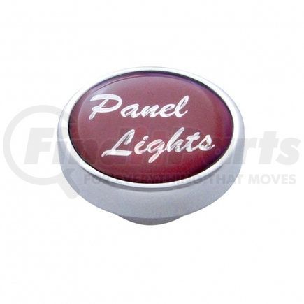 23219 by UNITED PACIFIC - Dash Knob - "Panel Lights", Red Glossy Sticker