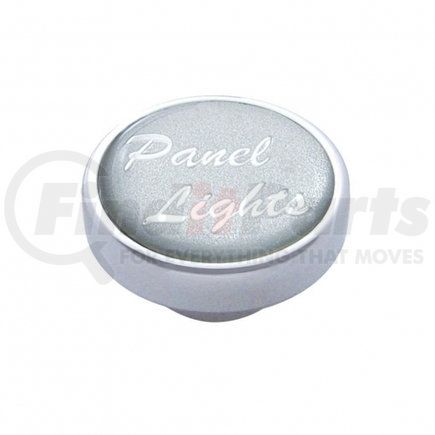 23220 by UNITED PACIFIC - Dash Knob - "Panel Lights", Silver Glossy Sticker