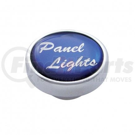 23216 by UNITED PACIFIC - Dash Knob - "Panel Lights", Blue Glossy Sticker