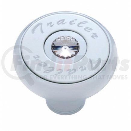 23518 by UNITED PACIFIC - Air Brake Valve Control Knob - "Trailer" Deluxe, Clear Diamond