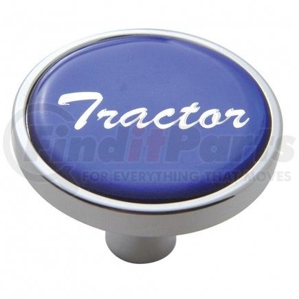 23289 by UNITED PACIFIC - Air Brake Valve Control Knob - "Tractor" Short, Blue Glossy Sticker