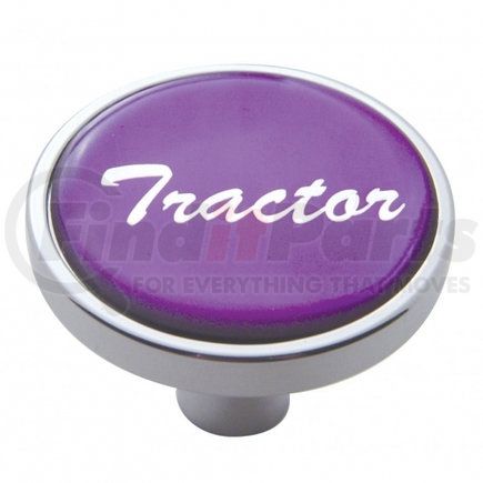 23291 by UNITED PACIFIC - Air Brake Valve Control Knob - "Tractor" Short, Purple Glossy Sticker