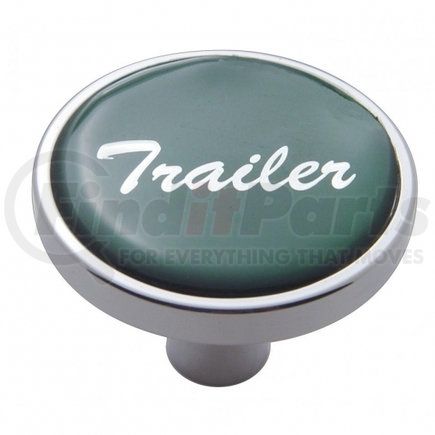 23298 by UNITED PACIFIC - Air Brake Valve Control Knob - "Trailer" Short, Green Glossy Sticker