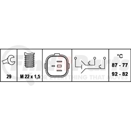 007837071 by HELLA - Temperature-Switches