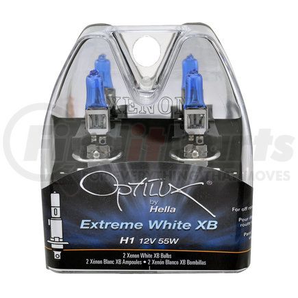 H71071242 by HELLA - HELLA H1 Design Series Halogen Light Bulb, Twin Pack