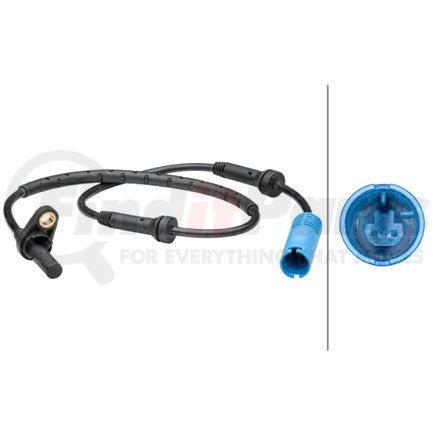 012679441 by HELLA - Sensor, wheel speed - 2-pin connector - Front - Cable: 630mm